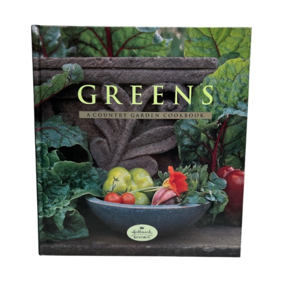 💕 Greens a Country Garden Cookbook S. Kraus Vintage Hardcover Book Hallmark